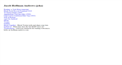 Desktop Screenshot of jacob.hoffman-andrews.com